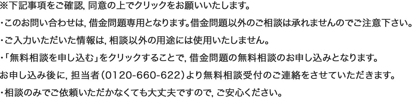 お名前・電話番号・ご相談内容をご入力ください